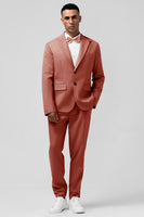 Load image into Gallery viewer, Peak Lapel Grey Green Single Breasted 2 Pieces Men's Suits