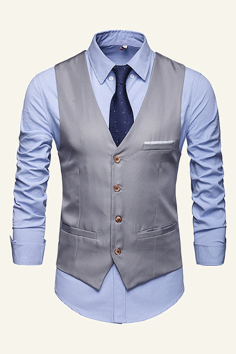 Load image into Gallery viewer, Lapel Single Breasted Men's Suit Vest