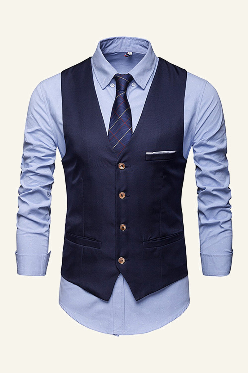 Load image into Gallery viewer, Lapel Single Breasted Men's Suit Vest