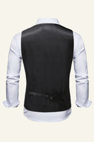 Load image into Gallery viewer, Single Breasted Slim Fit Print Men's Suit Vest