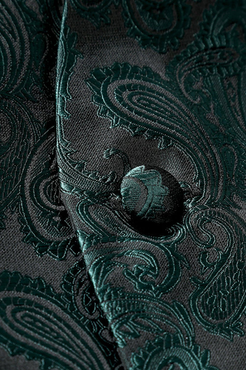 Load image into Gallery viewer, Single Breasted Slim Fit Print Men's Suit Vest