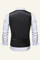 Load image into Gallery viewer, Single Breasted Lapel Gold Men's Vest