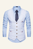 Load image into Gallery viewer, Black Single Breasted Lapel Men's Black Vest