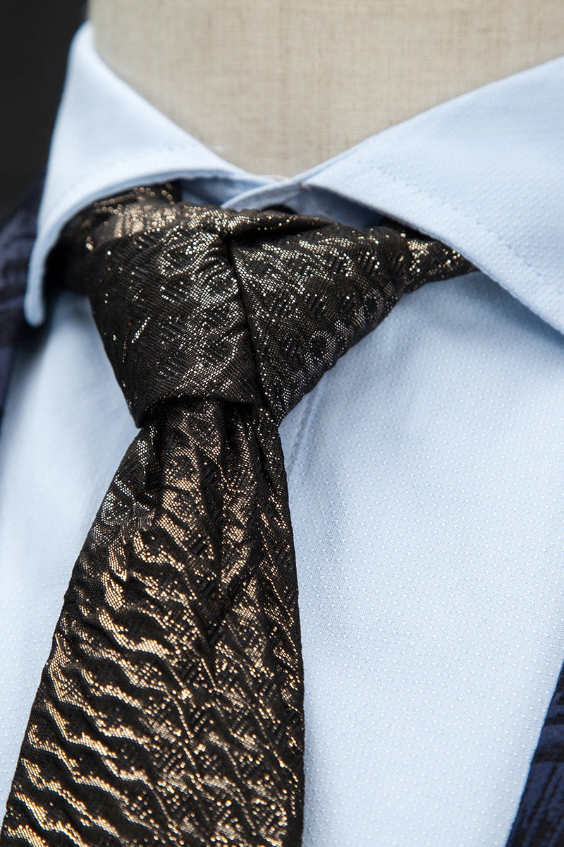 Load image into Gallery viewer, Dark Blue Notched Lapel 2-Piece Men's Suit