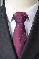 Load image into Gallery viewer, Black Jacquard Double-Breasted 3-Piece Men's Suit