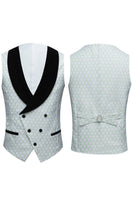 Load image into Gallery viewer, Biege Dots Jacquard 2 Piece Men's Prom Suits