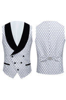 Load image into Gallery viewer, Biege Dots Jacquard 2 Piece Men's Prom Suits