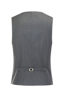 Load image into Gallery viewer, Men's Grey 3-Piece Notched Lapel Slim Fit Wedding Suits