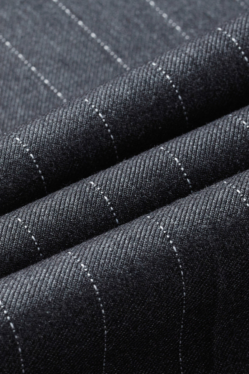 Load image into Gallery viewer, Men's Grey 3-Piece Notched Lapel Slim Fit Wedding Suits