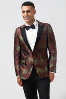 Load image into Gallery viewer, Brown Peak Lapel 2 Pieces One Button Men's Prom Suits