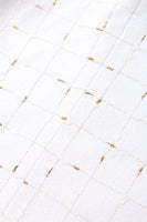 Load image into Gallery viewer, White Plaid Double Breasted 2 Piece Men's Prom Suits