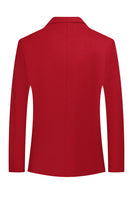 Load image into Gallery viewer, Red Peak Lapel One Button 2 Piece Men's Prom Suits