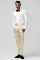 Load image into Gallery viewer, Champagne Shawl Lapel 2 Pieces Men's Suits