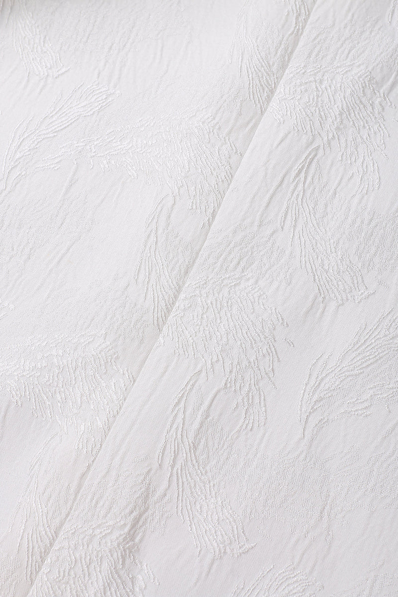 Load image into Gallery viewer, White Jacquard Double Breasted 2 Piece Men's Suits