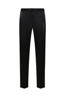 Load image into Gallery viewer, Black Peak Lapel 2 Piece Men Velvet Prom Suits