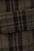 Load image into Gallery viewer, Dark Brown Striped Single Breasted Men's Retro Suit Vest