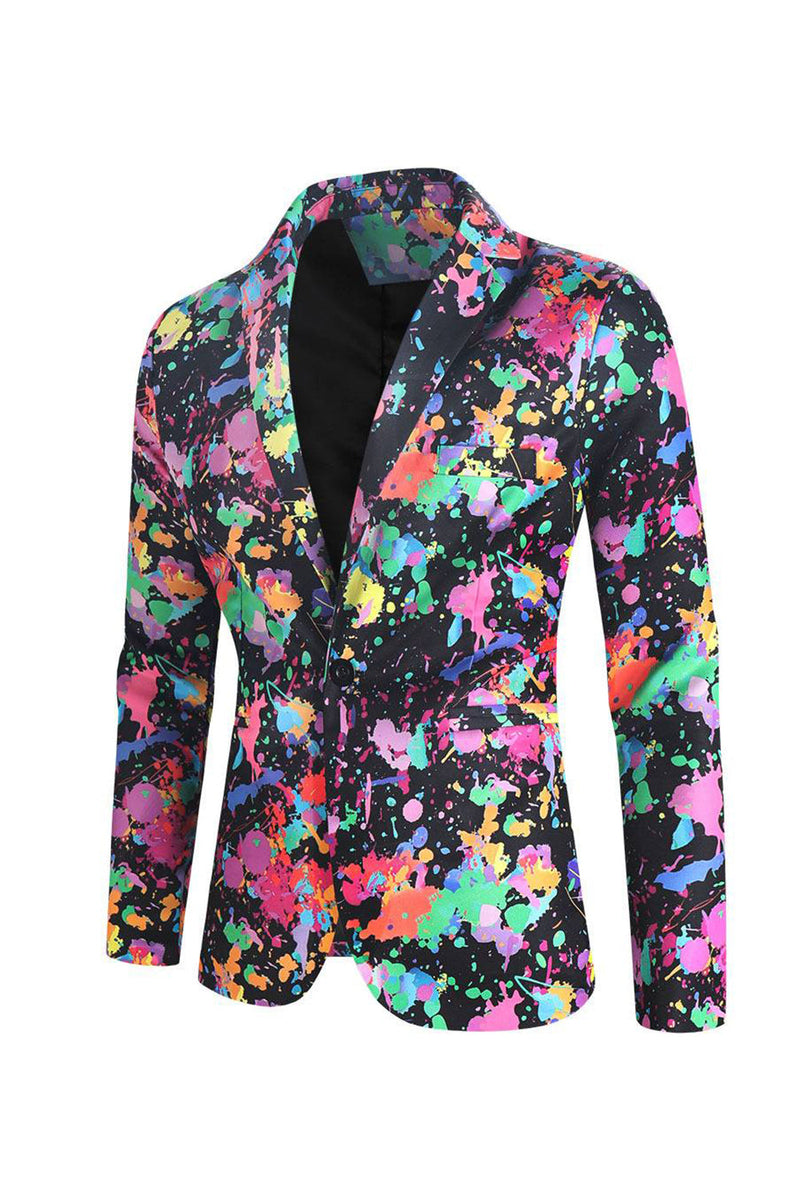 Load image into Gallery viewer, Men's Christams Printed Colorful 3-Piece One Button Party Suits