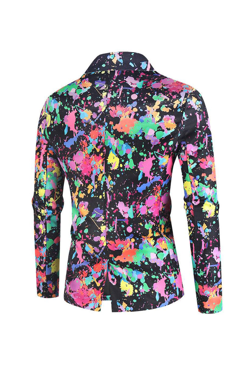 Load image into Gallery viewer, Men's Christams Printed Colorful 3-Piece One Button Party Suits