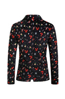 Load image into Gallery viewer, Men's Black Christmas Printed 3-Piece One Button Party Suits