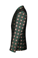 Load image into Gallery viewer, Silm Fit Notched Lapel Small Green Square Men's Prom Blazer