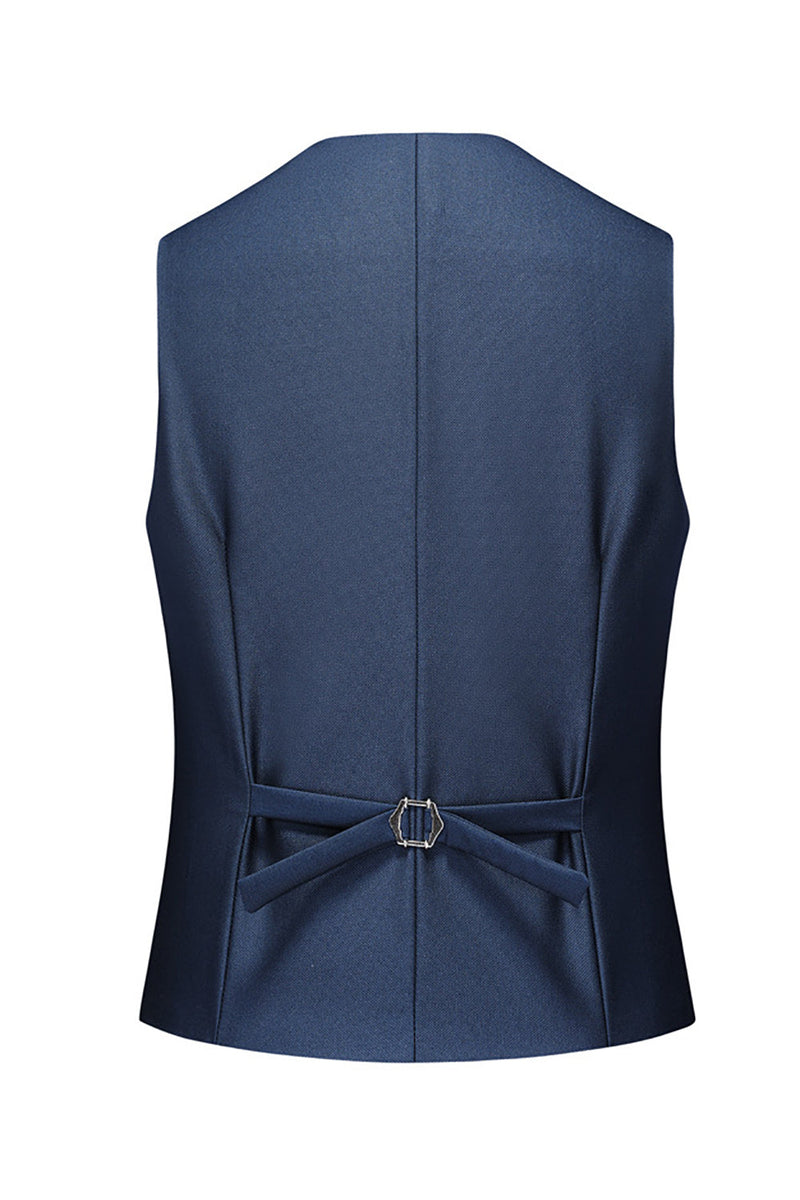 Load image into Gallery viewer, Notched Lapel Two Buttons Black Men's Prom Suits