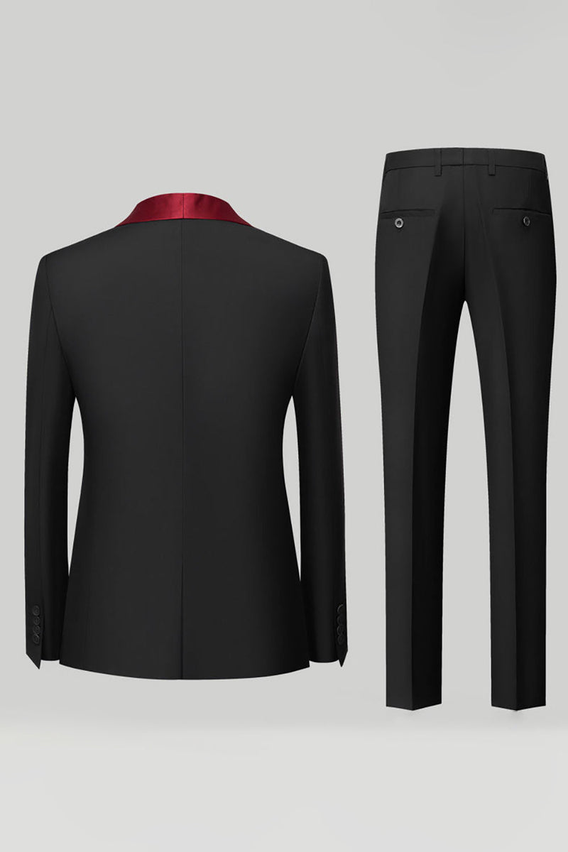 Y733GA Brand New Snow White Fashion Tuxedo For Men 3 Button Suit Satin lapel