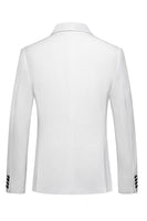 Load image into Gallery viewer, White Double Breasted 2 Piece Lapel Men's Formal Suits