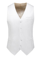 Load image into Gallery viewer, White Double Breasted 2 Piece Lapel Men's Formal Suits