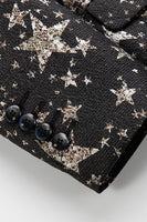Load image into Gallery viewer, Black Stars Men's Prom Blazer