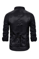 Load image into Gallery viewer, V Neck Single Breasted Men's Grey Casual Vest