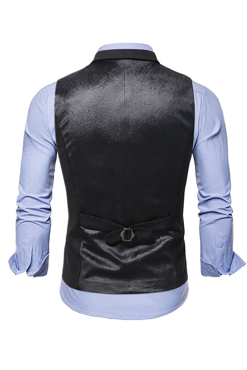 Load image into Gallery viewer, Peak Lapel Single Breasted Woolen Men's Vest