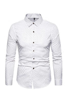 Load image into Gallery viewer, Fashion Print Long Sleeve Men's Plus Size Shirt