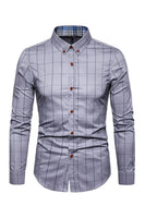 Load image into Gallery viewer, Plus Size Business Slim Square Neck Men's Shirt