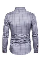 Load image into Gallery viewer, Plus Size Business Slim Square Neck Men's Shirt