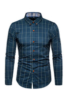 Load image into Gallery viewer, Plus Size Business Slim Square Neck Men's Shirt