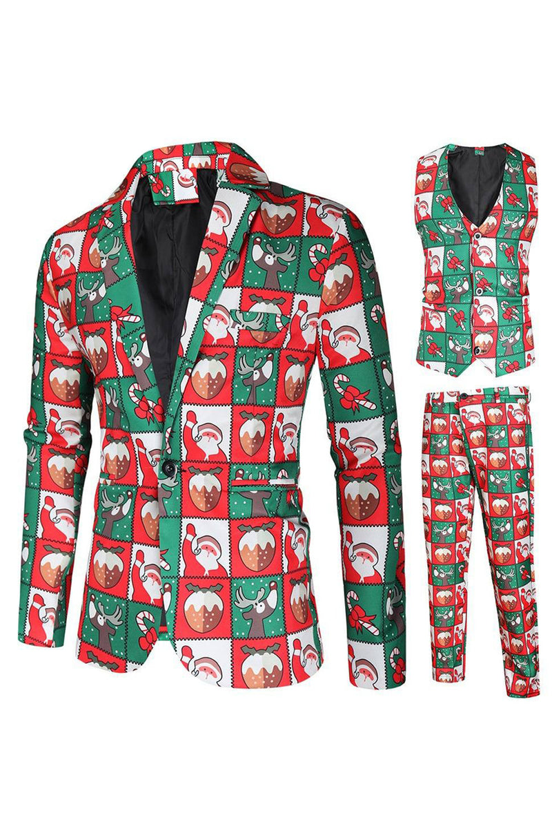 Christmas party 3 piece suit 2025