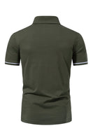 Load image into Gallery viewer, Casual Summer Short Sleeves Men's Tops with Zipper