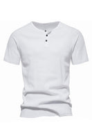 Load image into Gallery viewer, Buttons Summer Short Sleeves Casual Men's T-shirt
