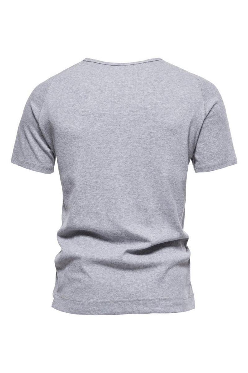 Load image into Gallery viewer, Buttons Summer Short Sleeves Casual Men's T-shirt