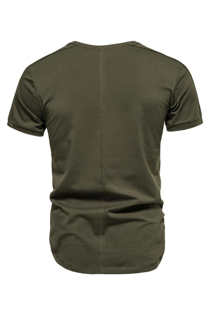 Load image into Gallery viewer, Slim Fit Black Summer Men's T-shirt