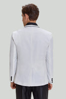 Load image into Gallery viewer, White Men's 3 Piece Shawl Lapel Prom Suits