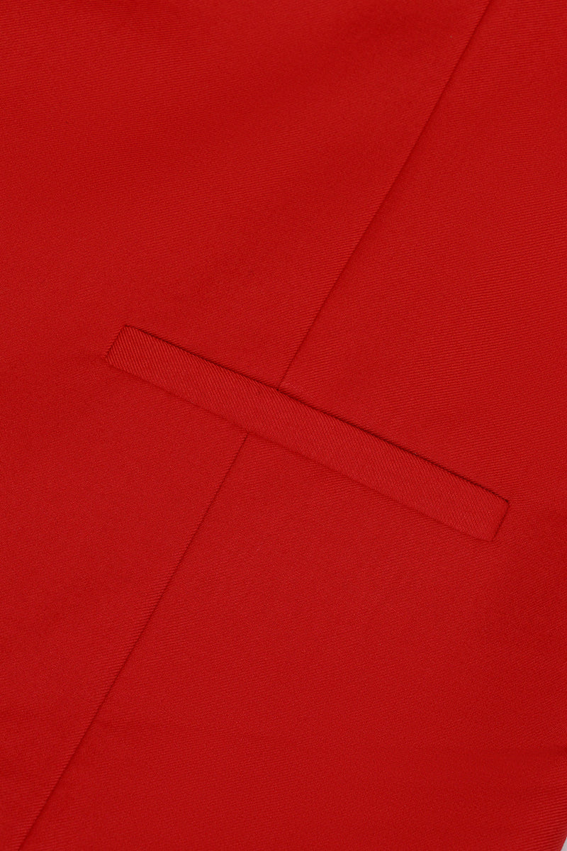 Load image into Gallery viewer, Red Single Breasted Shawl Lapel Men's Suit Vest