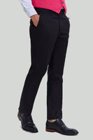 Load image into Gallery viewer, Black Pink 2 Piece Notched Lapel Men's Suits