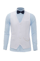 Load image into Gallery viewer, Burgundy Shawl Lapel Single Breasted Men's Suit Vest