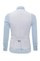 Load image into Gallery viewer, Burgundy Shawl Lapel Single Breasted Men's Suit Vest