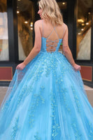 Load image into Gallery viewer, Princess Red Spaghetti Straps Prom Dress