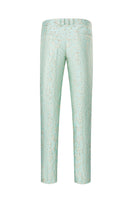 Load image into Gallery viewer, Mint Shawl Lapel One Button Jacquard Men's Prom Suits