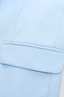 Load image into Gallery viewer, Light Blue Peak Lapel 2 Piece Men's Prom Suits