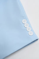 Load image into Gallery viewer, Light Blue Peak Lapel 2 Piece Men's Prom Suits