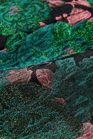 Load image into Gallery viewer, Green Shawl Lapel Jacquard Floral Pattern Men's Homecoming Suit Jacket Blazer